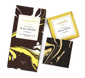 Peanut Marble - Bar (2 x Single Squares) - AraBello