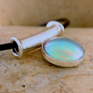 necklaces: Pearl Koru Necklace