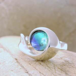 Rings: 12. Pearl Athena Ring White Gold - December Aurora Pearl