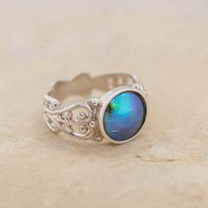 Rings: Pearl Silver Fern Ring