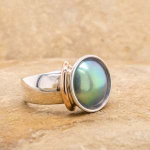 Rings: Pearl Two-tone Ring