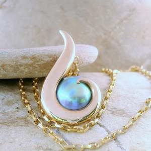 The Pink Collection: Pearl Arapawa Necklace - Large