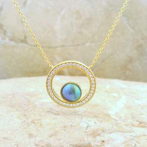 Pendants: Pearl Coterie Necklace - 18ct Yellow Gold