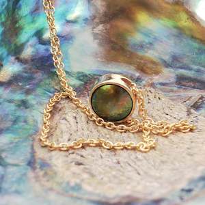 Pearl Moonrise Necklace - 9ct Yellow Gold