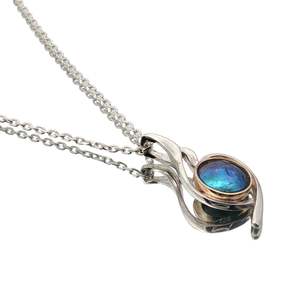 Pearl Twist Necklace - Two Tone