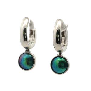 Birth Pearl Torea Oval Earring - Sterling Silver