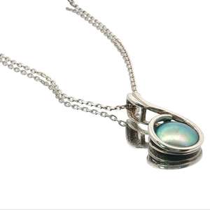 Regular Priced: Birth Pearl Music Note Necklace - Sterling Silver