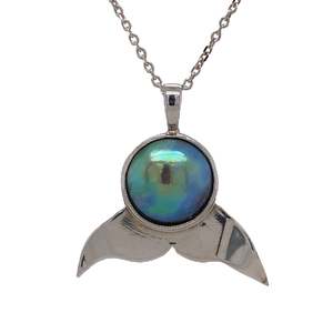 Regular Priced: Pearl Whale Tail Necklace