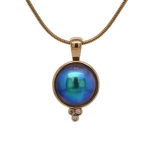 Regular Priced: Blue Pearl Pandora Necklace