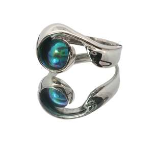 Rings: Platinum Paua Pearl Athena Ring
