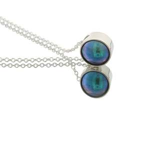 Miss Universe New Zealand - Sterling Silver Paua Pearl Eclipse Moon Necklace