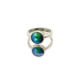 Rings: Sterling Silver Paua Pearl Neptune Ring
