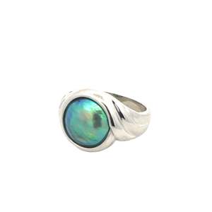 Rings: Sterling Silver Paua Pearl Jive Ring