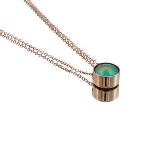 9ct Rose Gold Paua Pearl Moonrise Necklace