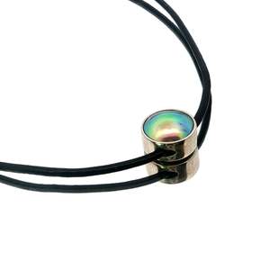 Sterling Silver Paua Pearl Tane Necklace