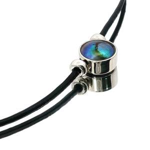 Sterling Silver Paua Pearl Tangaroa Necklace