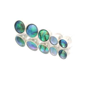 Sterling Silver Paua Pearl Single Stud Earring