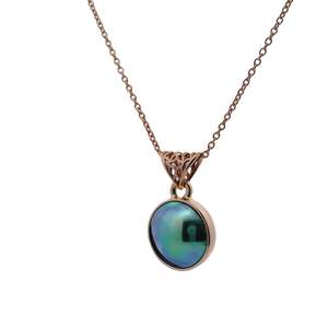 9ct Rose Gold Paua Pearl Marcella Necklace