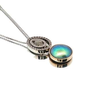 Two-Tone Paua Pearl Koringa Necklace