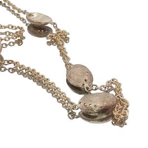 9ct Yellow Gold Pāua Haliotis Cascade Necklace