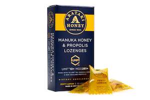 Manuka Honey Lozenges with Propolis - Zesty Lemon 12’s