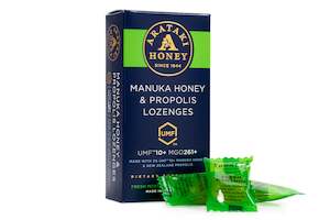 Propolis Pollen: Manuka Honey Lozenges with Propolis - Fresh Menthol 12’s