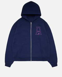 Big Zipper Hood - Navy