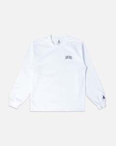 Blackfridaytees10: Arch Patch L/S Tee – White
