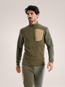 Mens Base Layer: Rho Heavyweight Zip Neck Men's