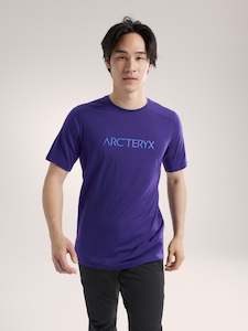 Ionia Merino Wool Arc'Word Logo Shirt SS Men's