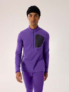 Mens Alpinism Climbing: Rho SV Zip Neck Men's