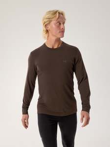 Mens Base Layer: Rho Merino Wool Crew Neck Men's