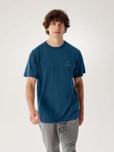 Kragg SL Cotton Bird Word Shirt SS Men's