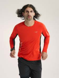 Mens Shirts Tops: Norvan Downword Logo Shirt LS Men's