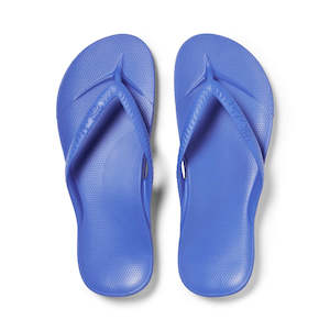 Thongs / Flip Flops: Arch Support Jandals - Classic - Capri Blue