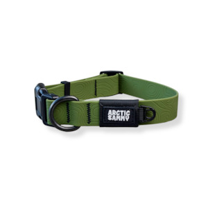 Olive Terraflow Waterproof Dog Collar