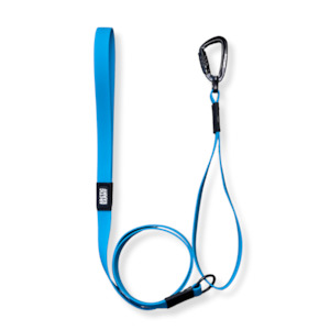 All Dog Leashes: Teal Terraflow Traffic Handle Leash