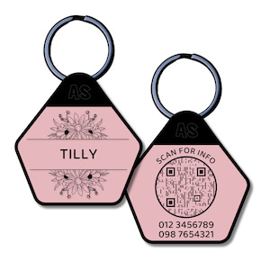 QR Code Dog ID Tag - Tilly