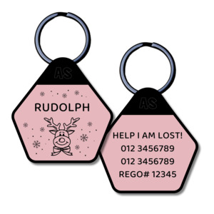 All: Dog ID Tag - Rudolph