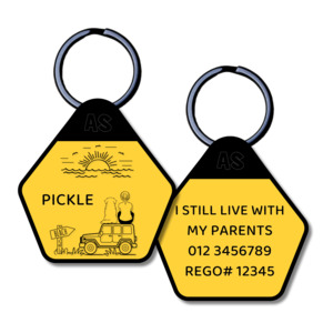 Classic Id Tags: Dog ID Tag - Pickle