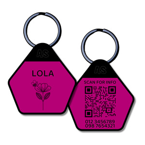 All: QR Code Dog ID Tag - Lola