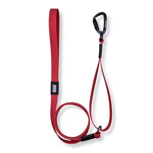 Dog Leashes With Traffic Handle: Ruby Red Terraflow Traffic Handle Leash