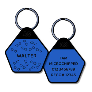 Classic Id Tags: Dog ID Tag - Walter