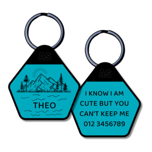 Classic Id Tags: Dog ID Tag - Theo