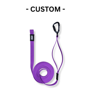 New: Custom Purple Terraflow Long Line Dog Leash - 10m, no traffic handle