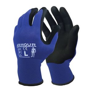 Gloves: Foam Nitrile Open Back Gloves