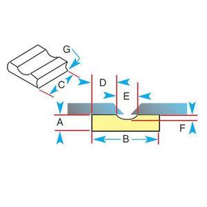 Ceramic Backing: Gullco Ceramic Backing 1G41-R