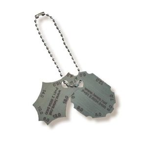 Pipe Welding: Pocket Fillet Weld Gauge - 2 Pieces