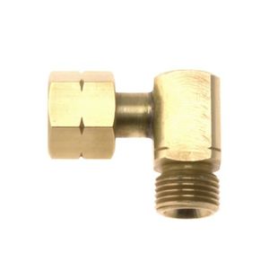 Gas: Tesuco Right Angled Outlet Adaptor. Left Hand Thread