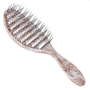 Brushes Combs: Wet Brush - Metallic Marble Speed Dry Bronze
